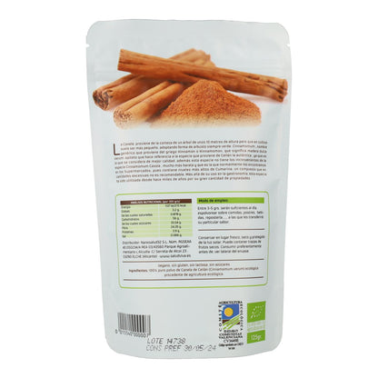 Cannella di Ceylon in polvere 125 g, Salud Viva