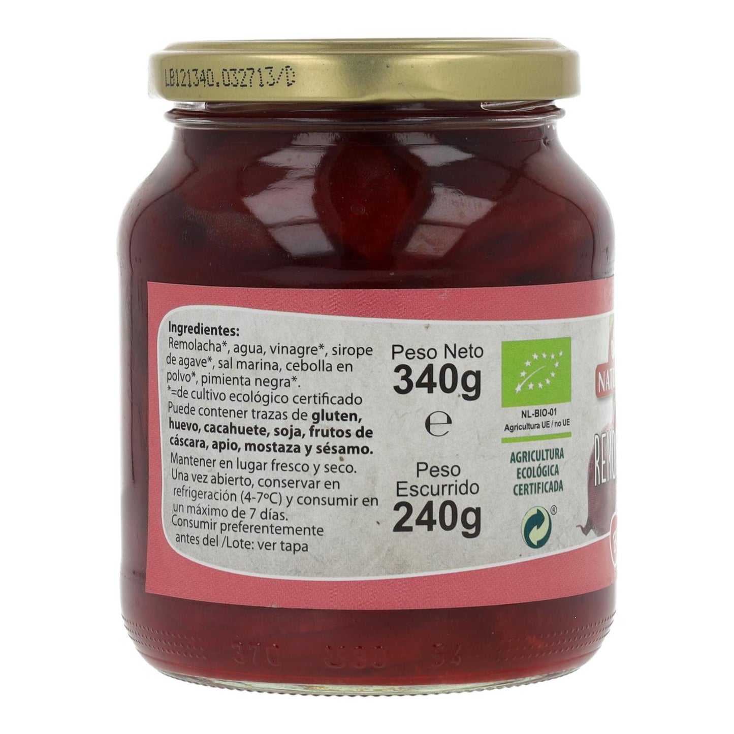Rote Bete,  340 g. Natursoy