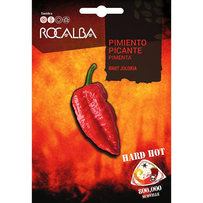 Graines de piment fort Bhut Jolokia Rocalba