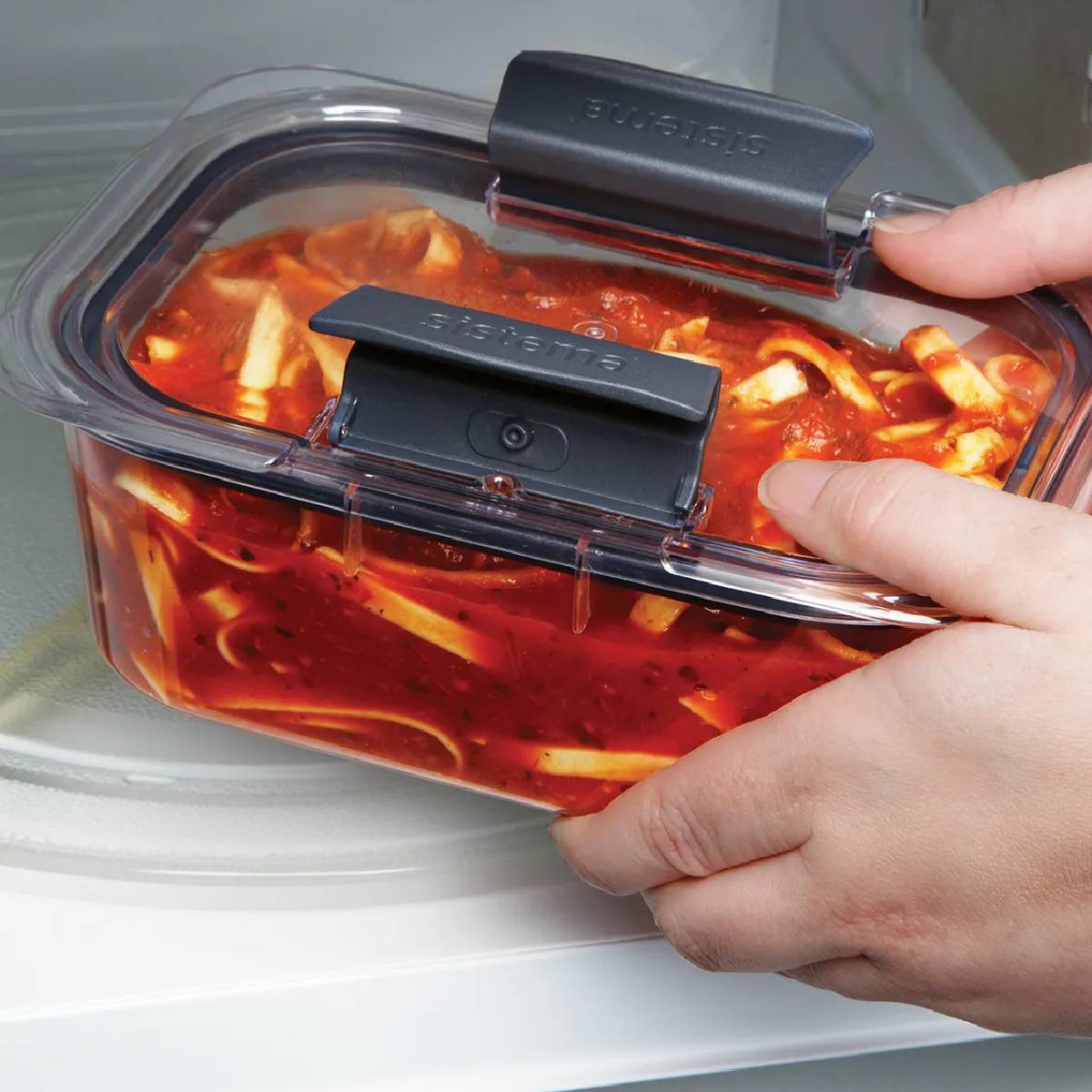 Medium airtight container Sistema Brillance 920 ml