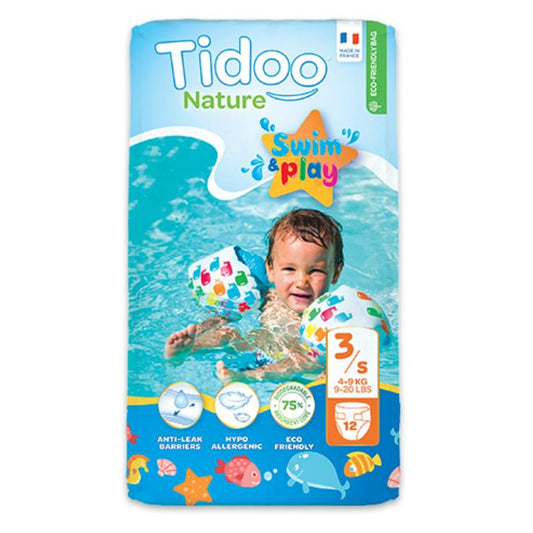 Swimmers Pannolini da bagno T3 (4-9 kg) Tidoo 12 pezzi