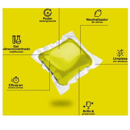 2er-Pack ECO-Geschirrspülgel Flopp 40 Kapseln