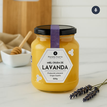 Roher Lavendelhonig Planeta Huerto 500 g