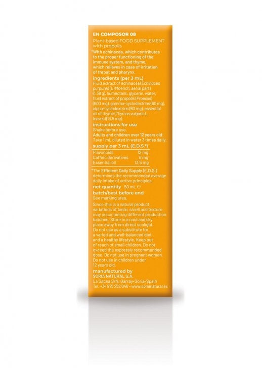 Composor 8 Echina Siglo XXI Echina Soria Natural, 50 ml