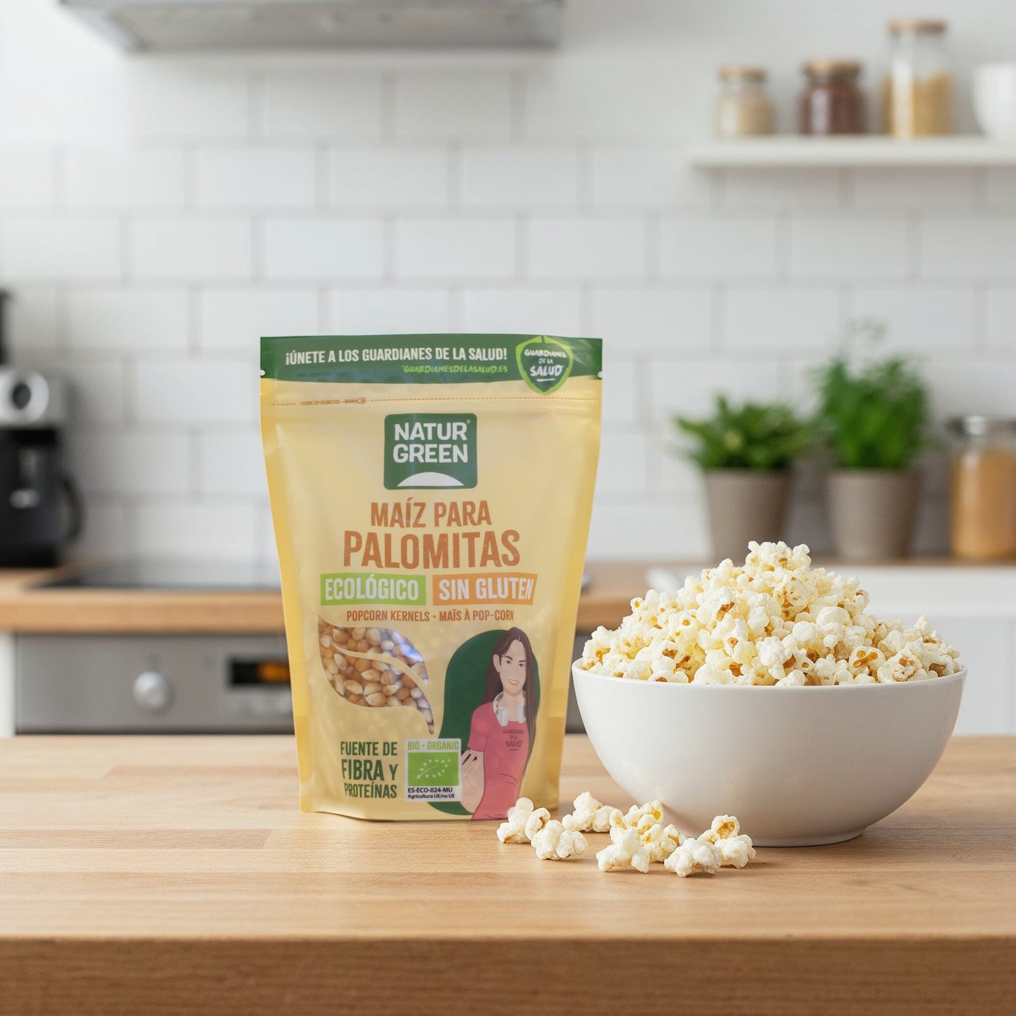 Popcorn biologico NaturGreen 400 g
