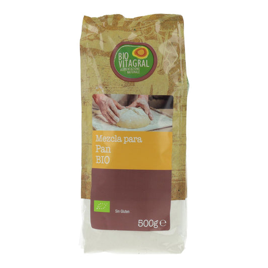 Préparation de farines sans gluten BIO pour faire du pain Biovitagral 500 g