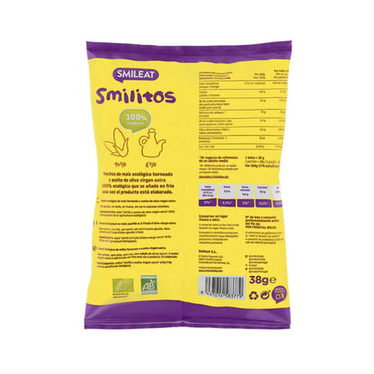 Smilitos, organic corn snacks Smileat 38 g