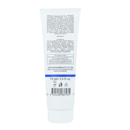 Dentifrice à la menthe avec fluor organique Urtekram 75 ml