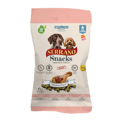 Serrano Snack di tacchino per cani 100 g