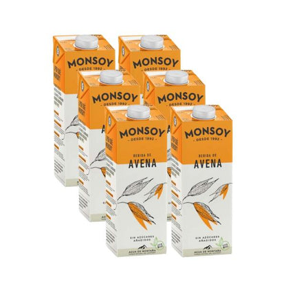 Zestaw 6 szt. Napój owsiany BIO Monsoy 1 l
