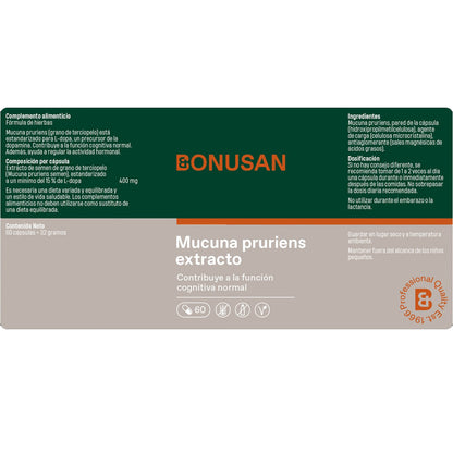 Estratto di Mucuna pruriens Bonusan 60 Vcaps