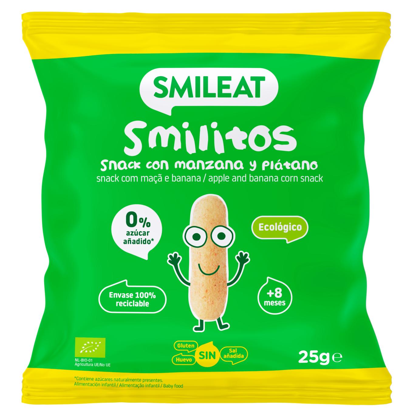 Smilitos med äpple och banan Smileat  25 g