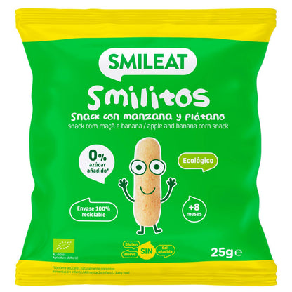 Smilitos med äpple och banan Smileat  25 g