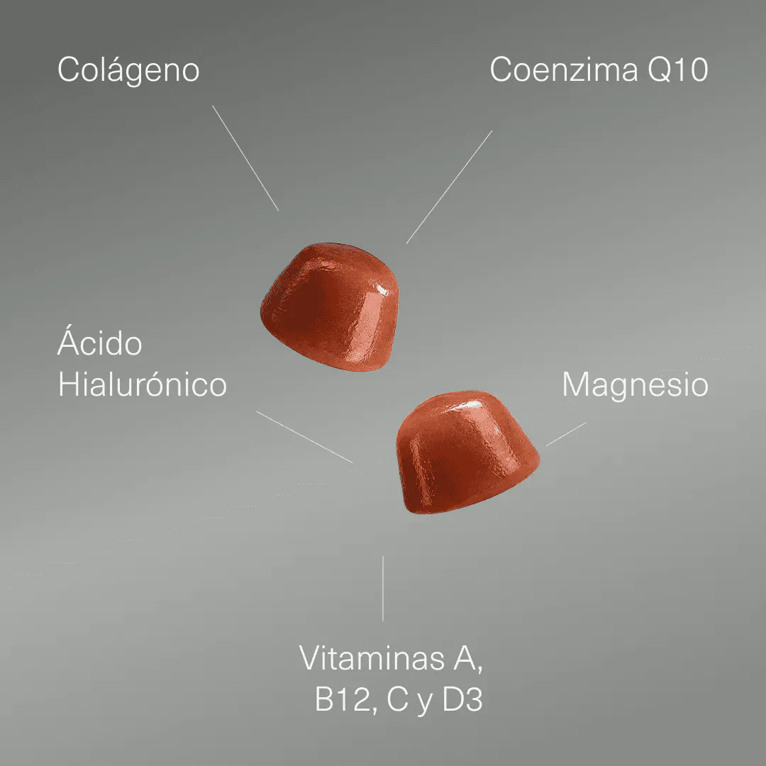 Hydrolysiertes Kollagen mit Hyaluronsäure, Coenzym Q10, Zink und Vitaminen Aldous Bio 120 Kapseln