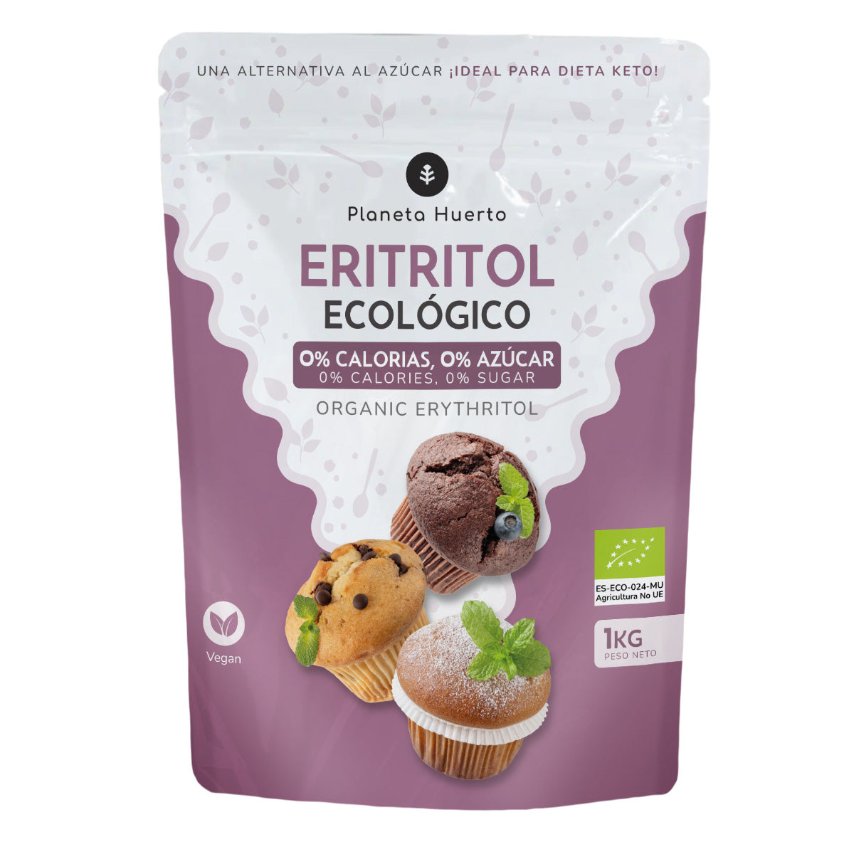 Eritritritol ECO Planeta Huerto 1 kg