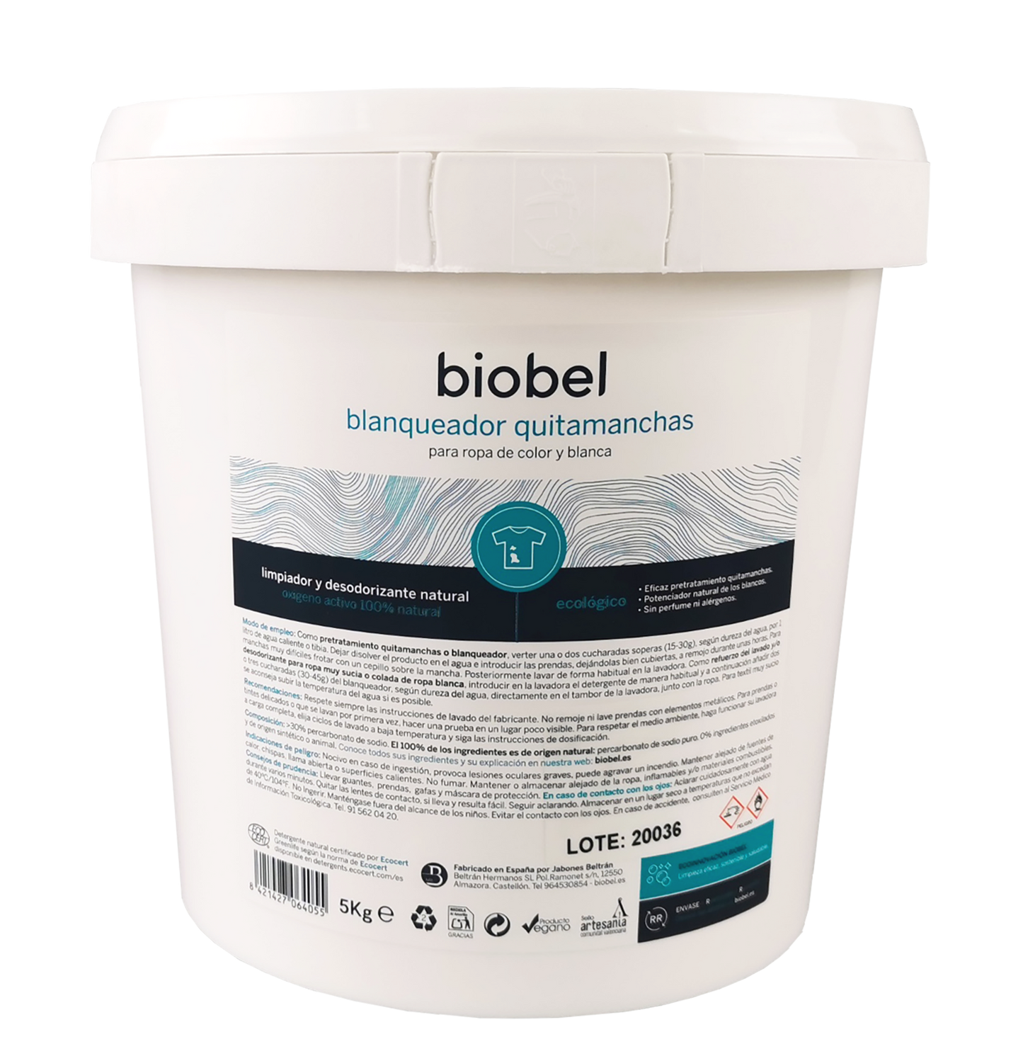 Blanqueador Biobel 5 kg