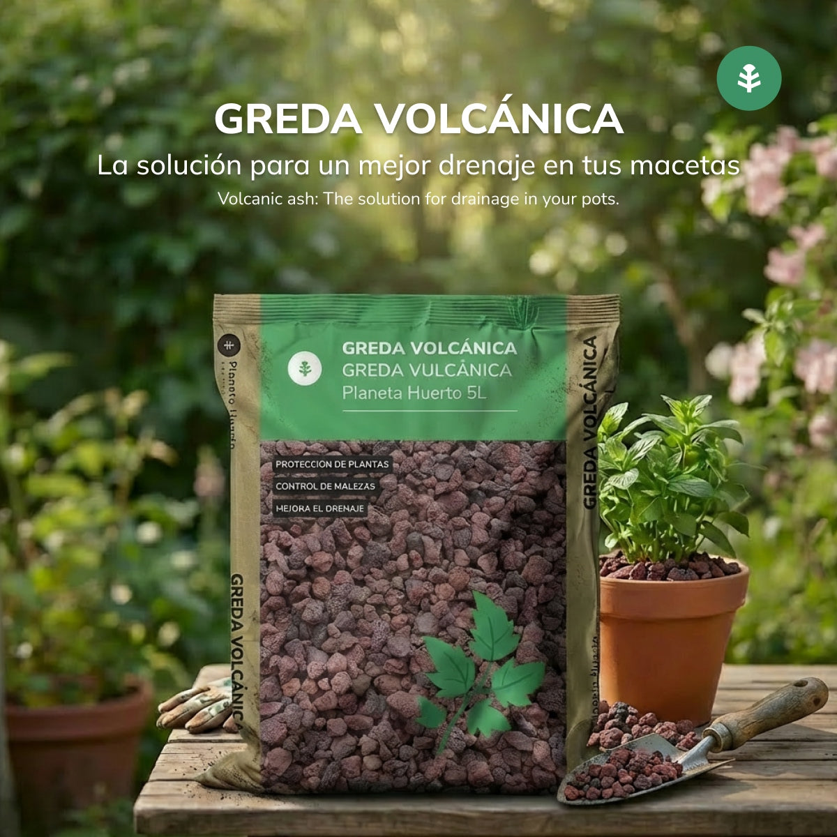 Graisse volcanique Planeta Huerto 5 Litres