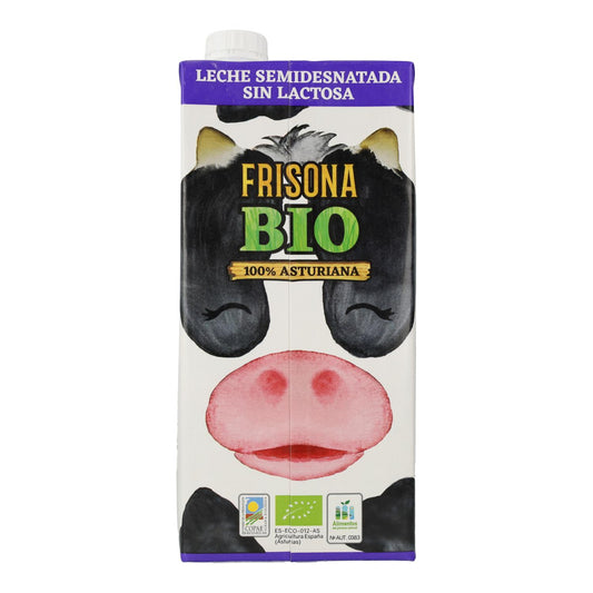 Lait demi-écrémé sans lactose Frisona Bio 1 L
