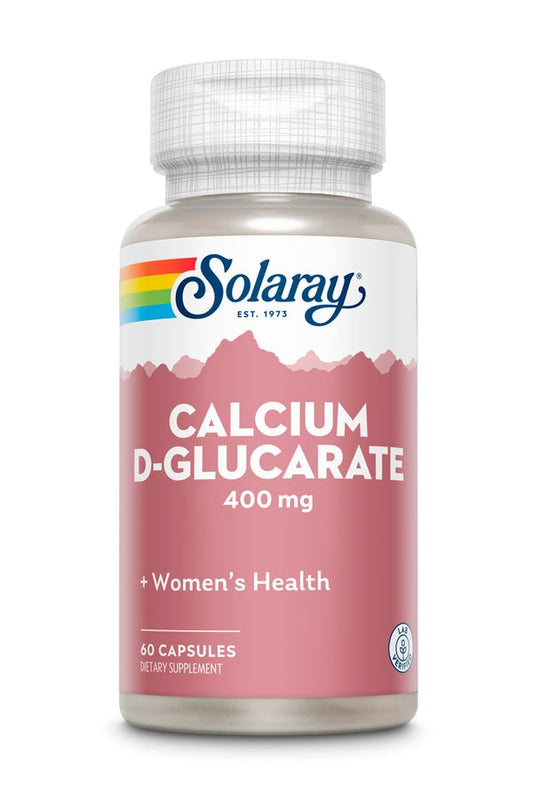 D-glukarat wapnia 400 mg  Solaray, 60 kapsułek