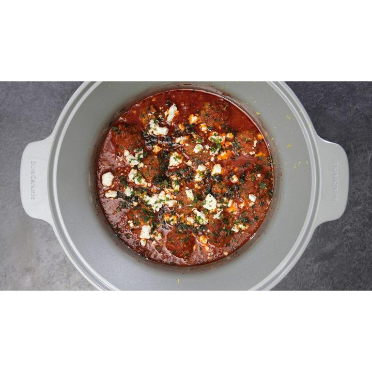 Pentola a cottura lenta Crockpot DuraCeramic Sauté 5 L CSC026X (ricondizionata)