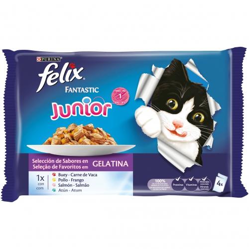 FELIX Fantastic Junior Jelly 4 x 85 g