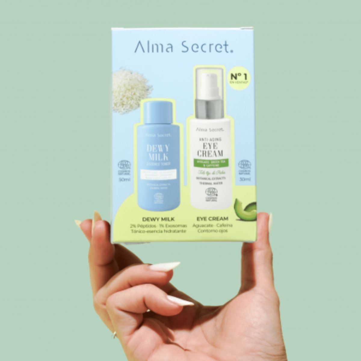 SET: OOGCONTOUR AGUACATE 30 ML + MINI TONIC DEWY MILK 50 ML