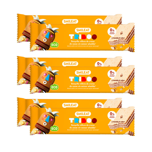 Pack 6x Barres fourrées 30 g BIO Smileat