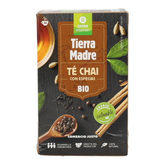 Bio-Fairtrade-Chai-Tee mit Gewürzen Tierra Madre Oxfam Intermón 40 g