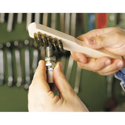 Wolfcraft 272500 brass hand brush, 200 mm