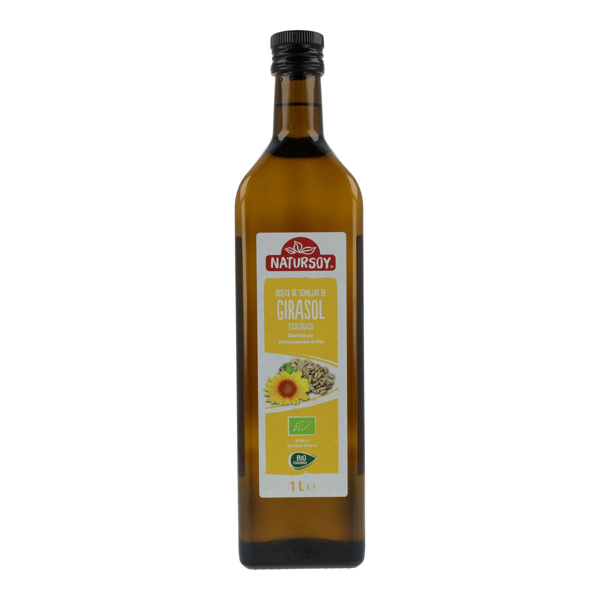 Ökologisches Sonnenblumenöl, 1 l. Natursoy