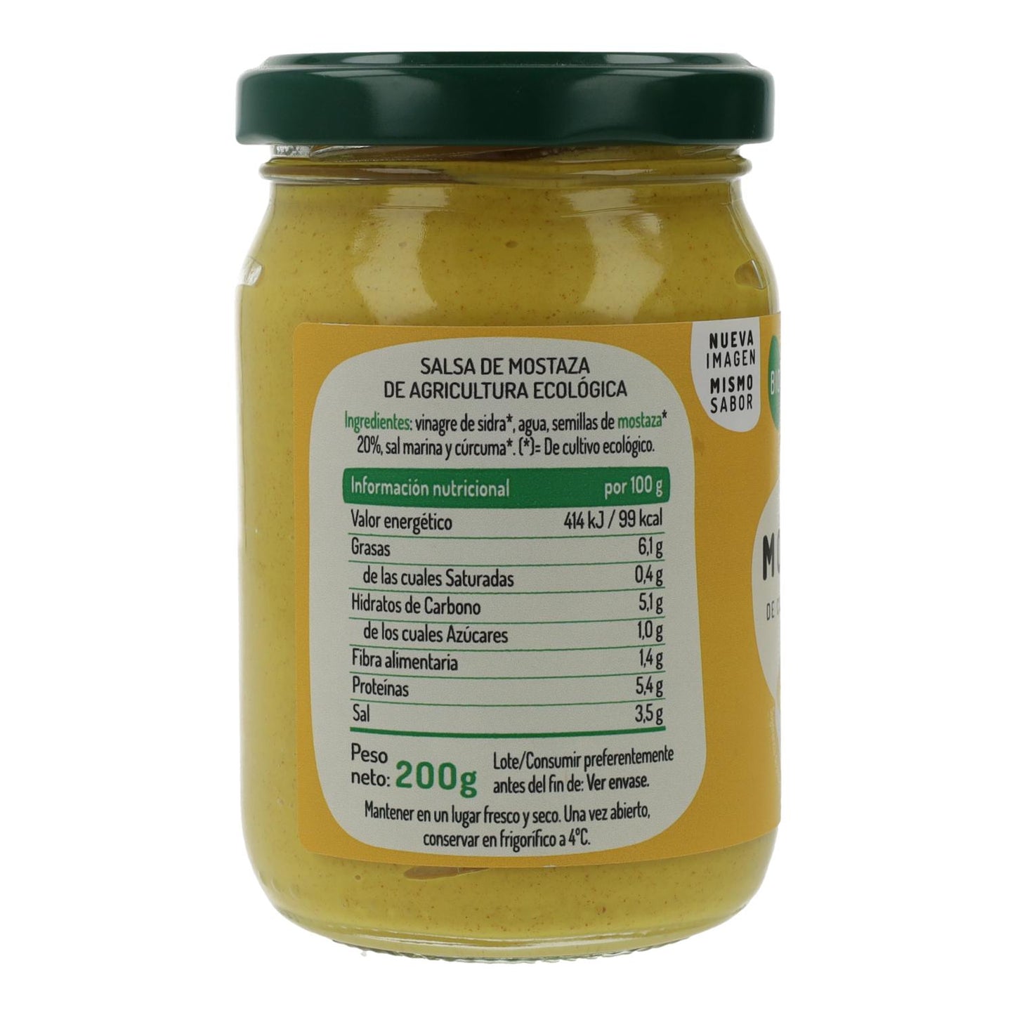 Biologische mosterd El Granero, 200 g