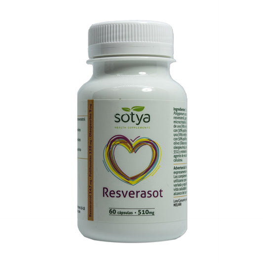 Resverasot Sotya 510 mg. 60 gélules