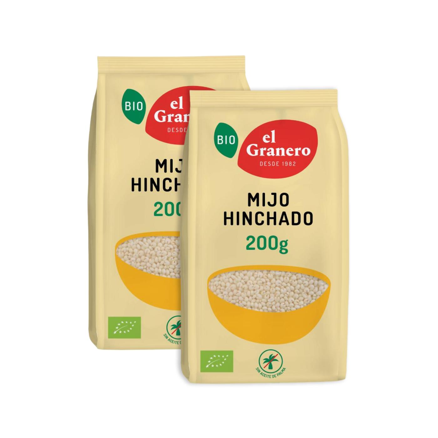 Pack 2x Mijo Hinchado Eco El Granero 200 gr