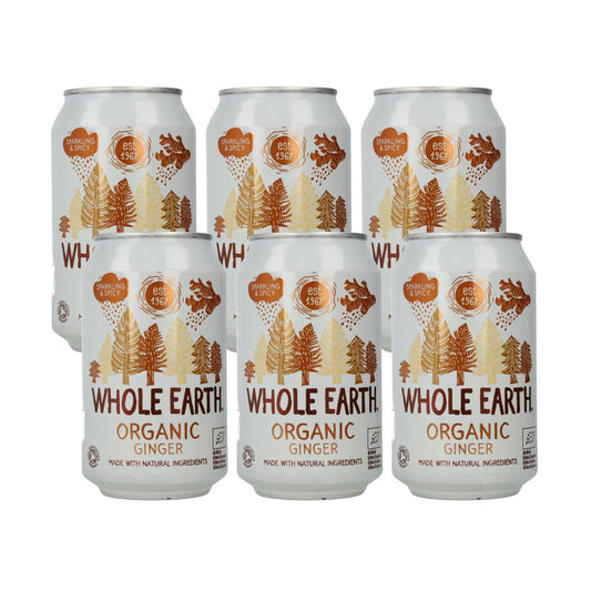 Pack x6 Boisson rafraîchissante Jenigibre Whole Earth 330 ml