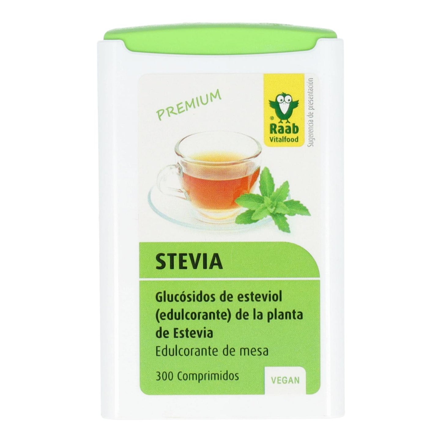 Stevia Premium i tablettform Raab, 300 tabletter