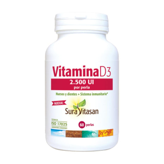 Vitamin D3 2,500 IU 60 softgels SuraVitasan