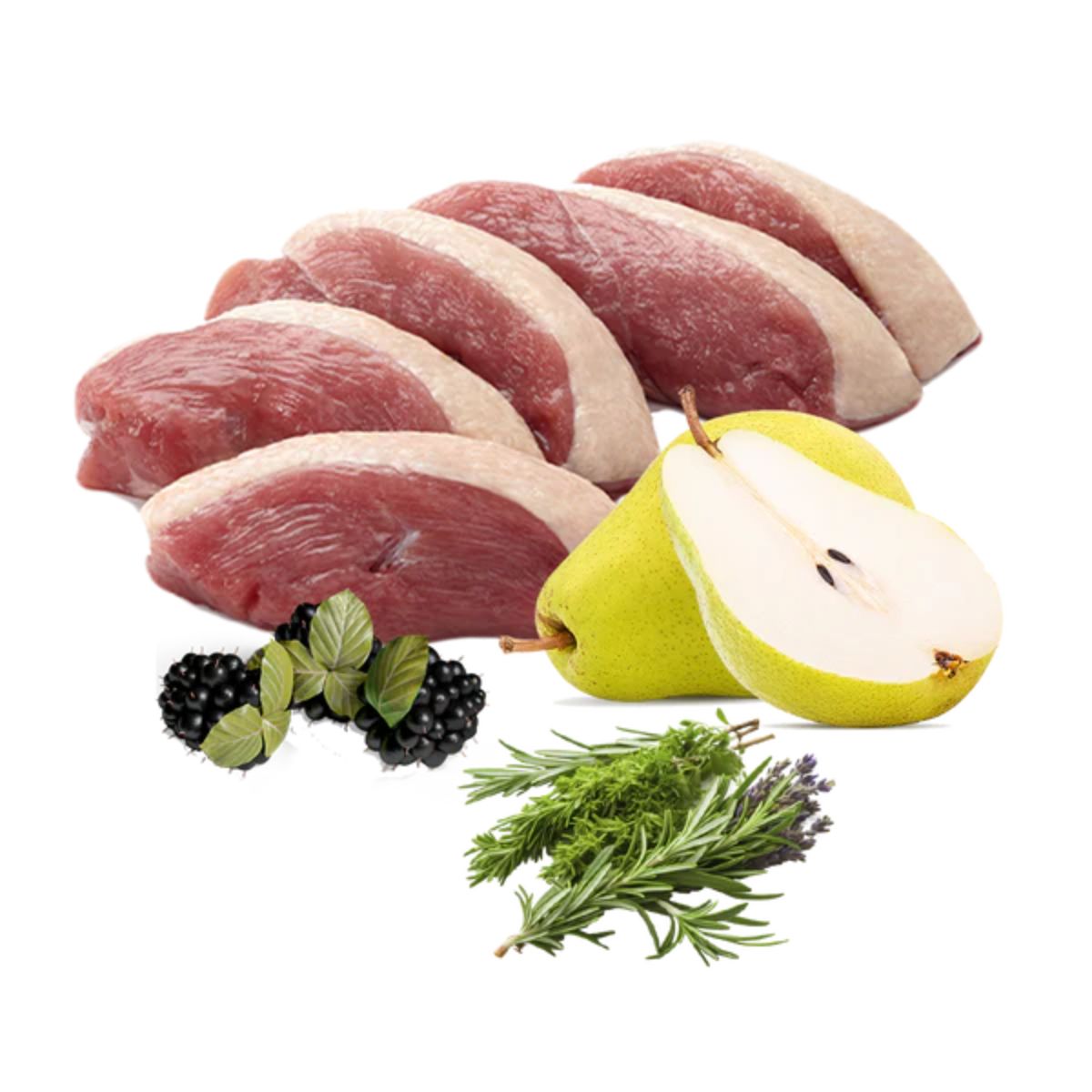 Barf-Nassfutter für Hunde Sublime mit Bio-Ente Puromenu 400 g