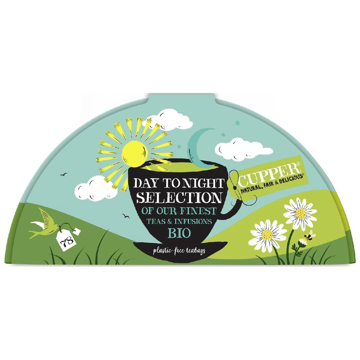 Confezione regalo tisane e tè biologici Cupper 78 bustine
