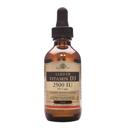 Witamina D3 w płynie 2500 IU, 59 ml (pomarańczowa)