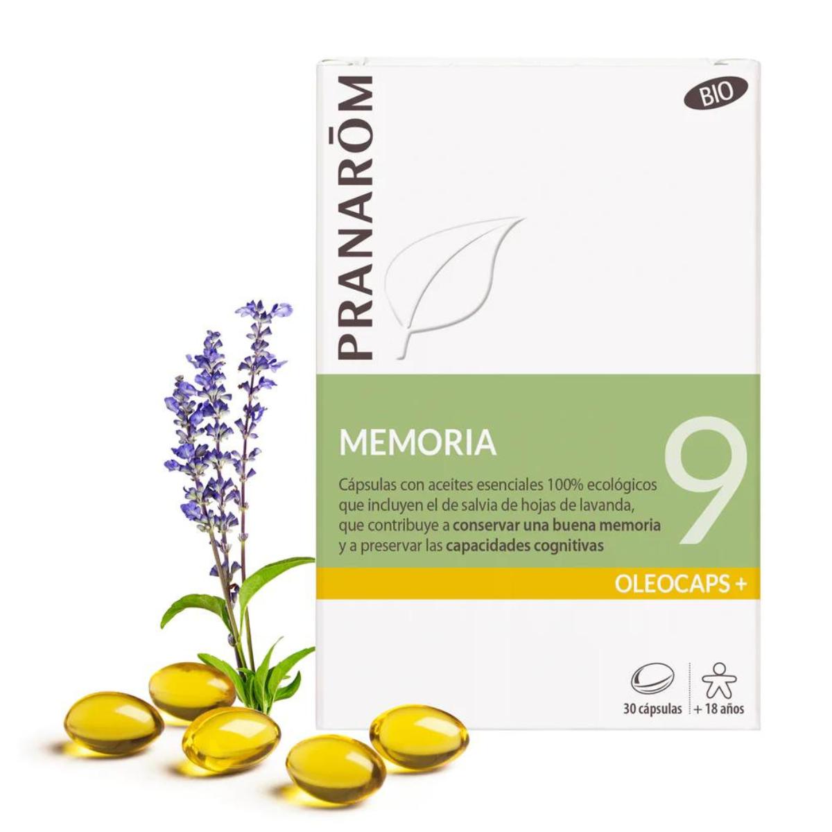 Gélules mémoire BIO Pranarôm 30 gélules