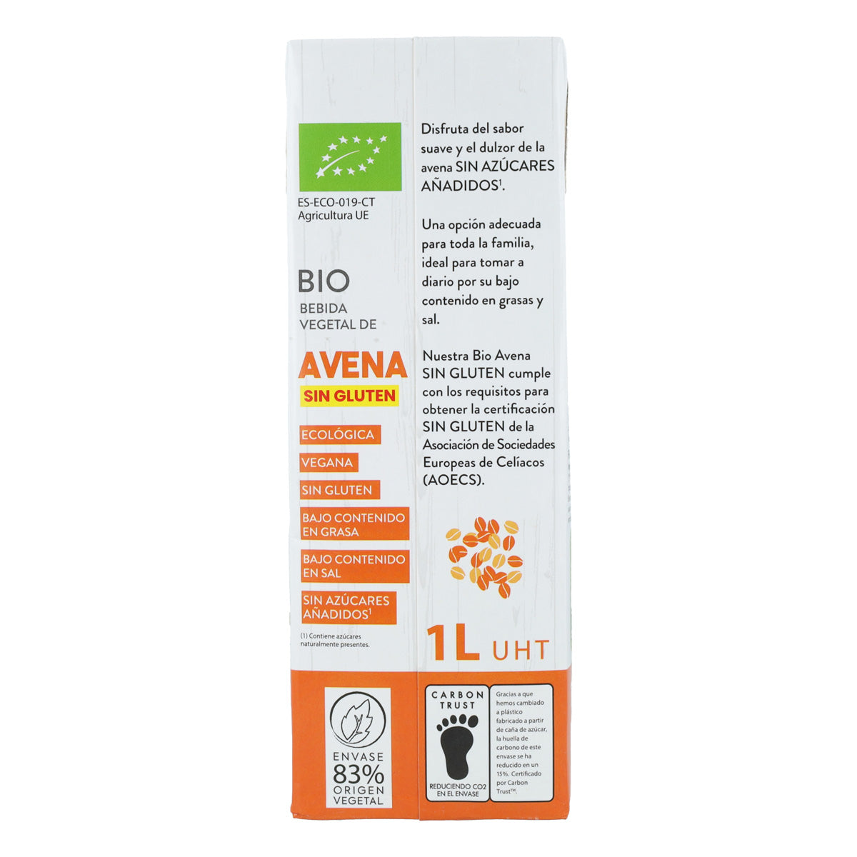 Glutenvrije haverdrank Bio Sol Natural 1 L