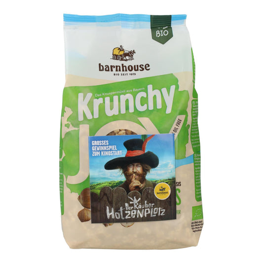 Krunchy Joy-müsli med ekologiska hasselnötter Barnhouse 375 g
