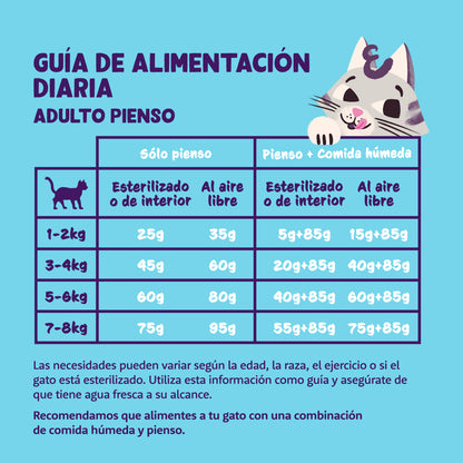 Croquettes pour chat au poulet frais fermier Edgard & Cooper 4 kg