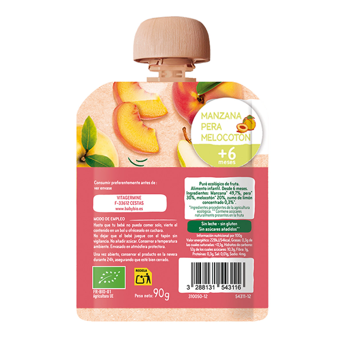 Pakket biologische Babybio-snacks