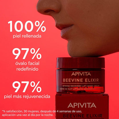 Crema notte liftante recupero intenso BEEVINE ELIXIR, APIVITA 50 ml