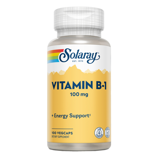 B1 100 mg Solaray, 100 capsules