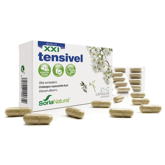 21-C Tensivel met langdurige afgifte Soria Natural, 30 capsules
