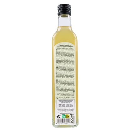 Confezione da 3 aceto di sidro di mele non filtrato ECO Planeta Huerto 500 ml