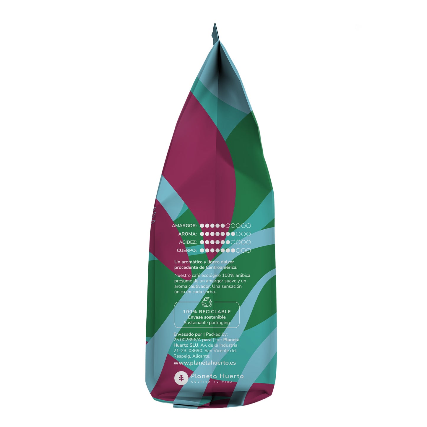 Eco 100% Arabica Café en grains Planeta Huerto 1 Kg