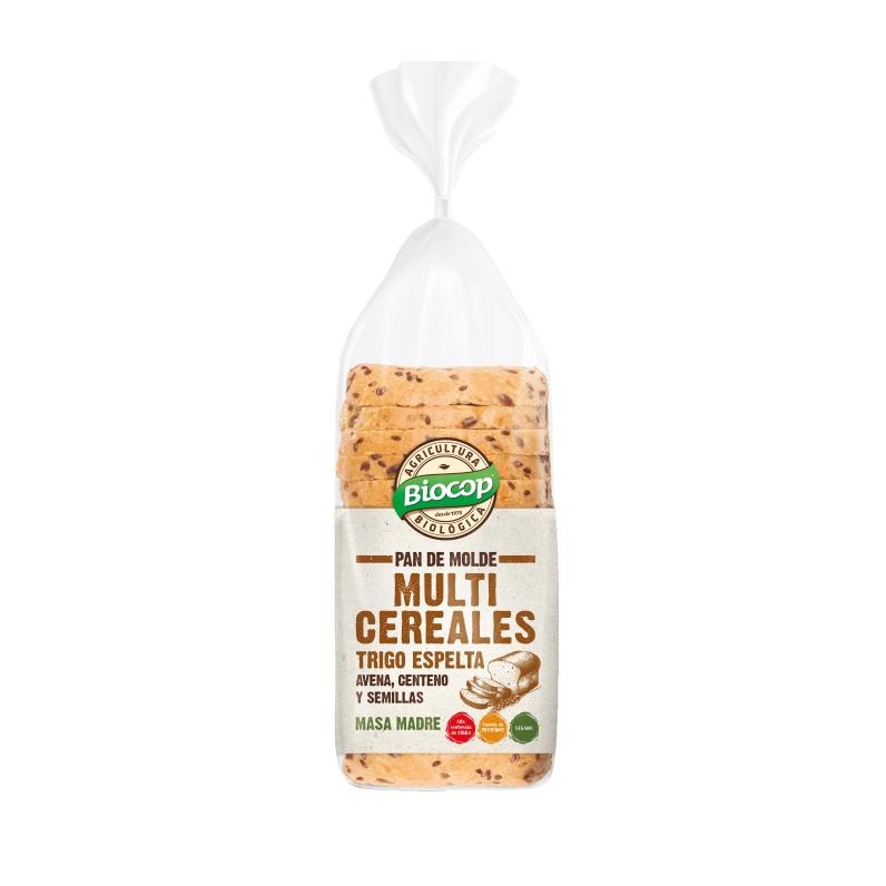 Pane in cassetta multicereali con lievito madre Biocop 400 g